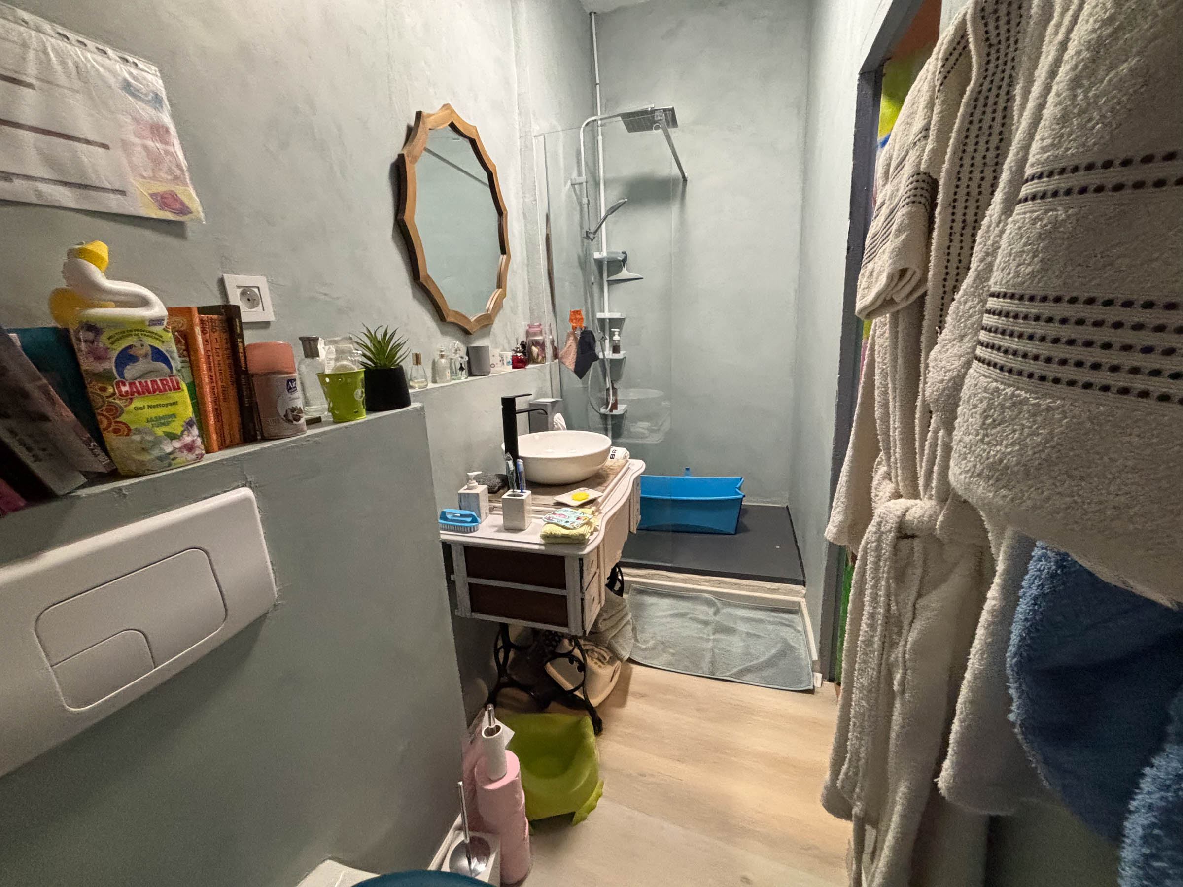 salle de bains gîte de vacances pour 6 personnes